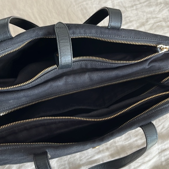 Cuyana Triple Zipper Leather/Canvas Weekender - Picture 11 of 12